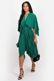 Sansa Dress emerald green