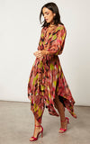 Sansa dress red print