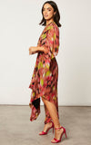 Sansa dress red print