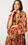 Sansa dress red print