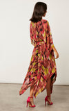 Sansa dress red print
