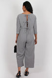 Greta Jumpsuit black and white