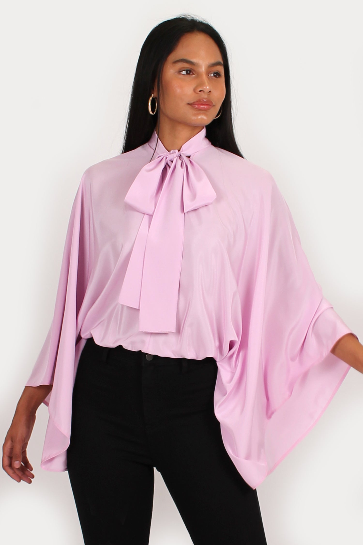 Romeo Blouse in pale pink/ lilac