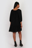 Esme Smock Dress in black