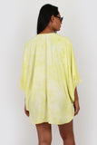 Mina kaftan in yellow tie dye