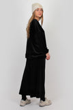 Luxury lounge trouser in black