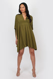 Dafny kaftan dress moss green