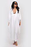 Mina Maxi Kaftan white