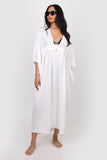 Mina Maxi Kaftan white