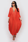 Mina Maxi Kaftan Orange