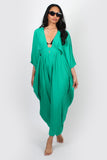 Mina Maxi Kaftan Emerald Green