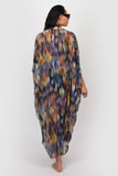 Mina Maxi Kaftan Blue Print