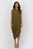 Zoe Dress Moss Green