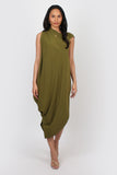 Zoe Dress Moss Green