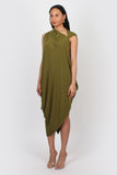 Zoe Dress Moss Green