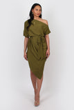 Ava Dress Moss green