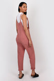 Cotton dungarees coral