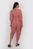 Cotton Mina jumpsuit coral