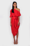 Ava Dress red