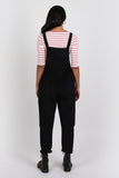 Cord dungarees black