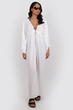 Diana Maxi kaftan white