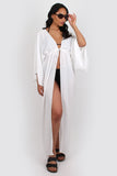 Diana Maxi kaftan white