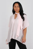 Evie blouse pale pink