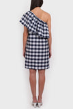 Emily Dress navy gingham