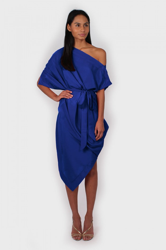 Ava Dress in blue – Bullet Fashion
