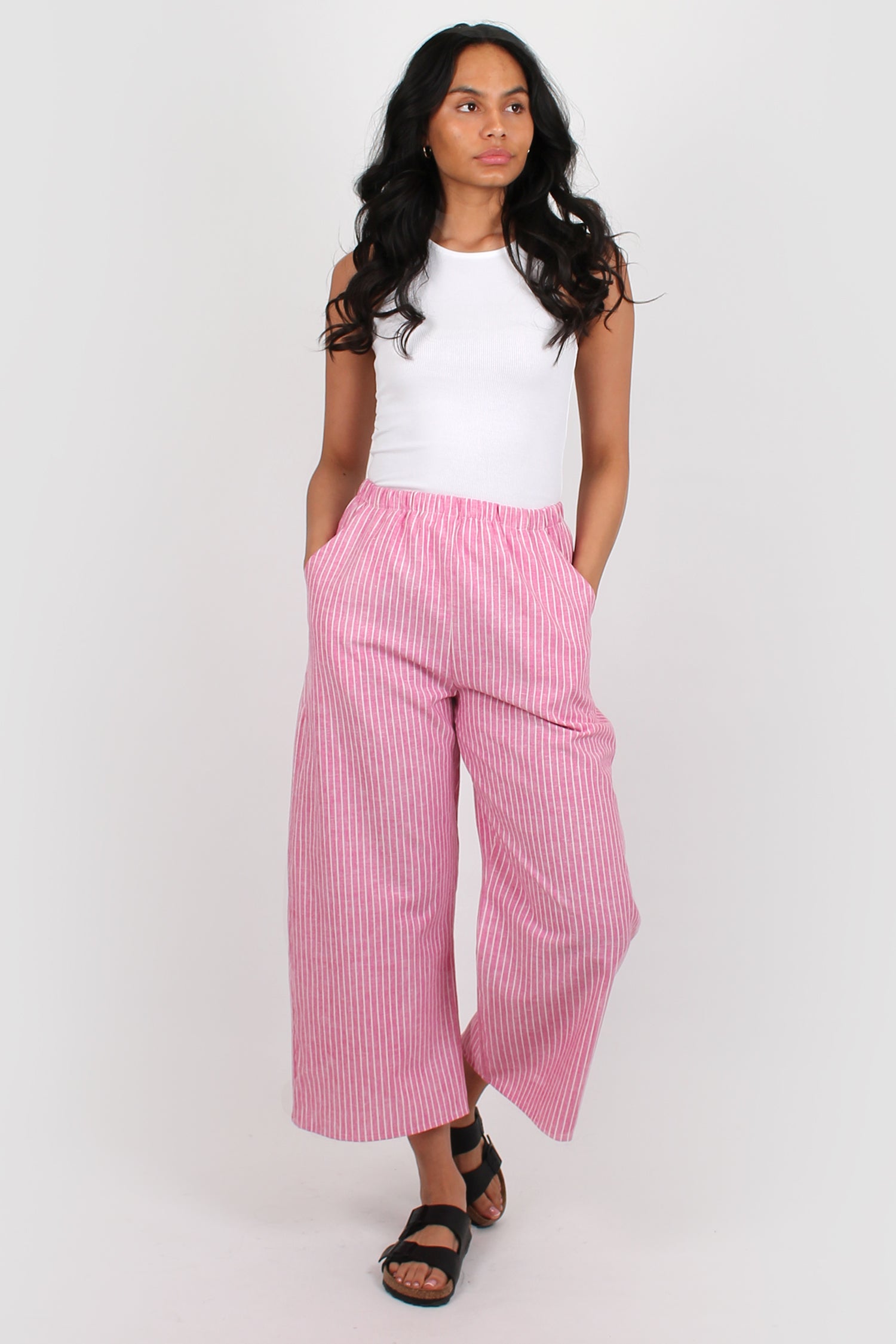 Pocket trousers pink