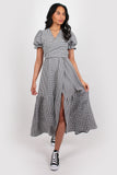 Vivian Wrap Dress Black