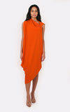 Zoe Dress in orange